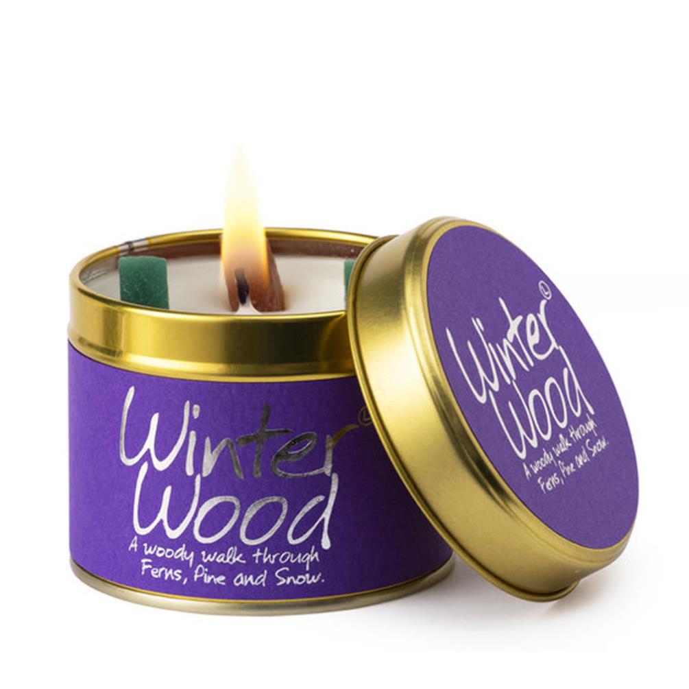 Lily-Flame Winter Wood Tin Candle £9.89